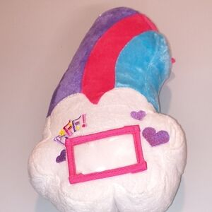 Colorful Cloud Plush with BFF Embroidery